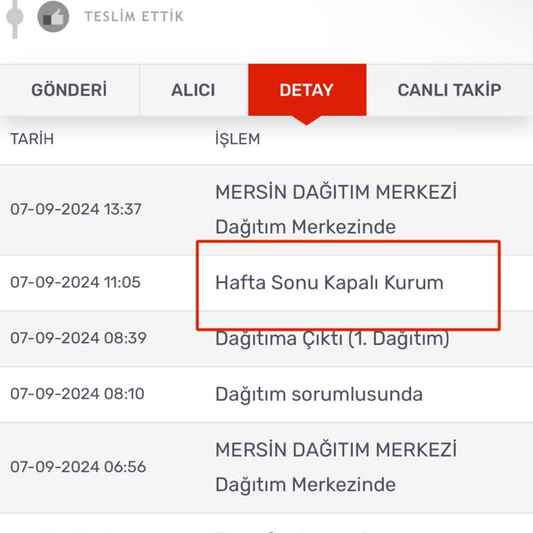 Kargom Sende Sorumsuzluğu Ve Umursamazlığı.