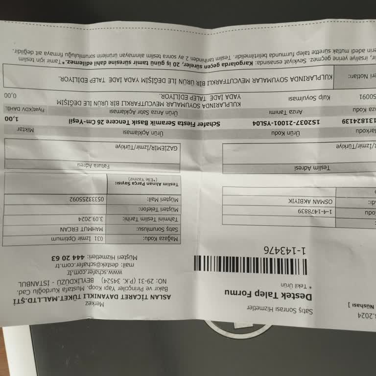 Schafer Markasının Arızalı Ürün İadesindeki Tutarsızlığı