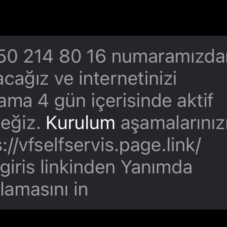 Vodafone Net Vodafone Mağduriyeti Ve İnternet İptali İçin Dönüş Yapmayarak Oyalamak