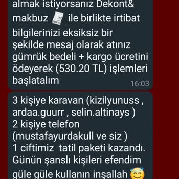 Elsa Karavan Instagram'da Sahte Çekiliş Ve Haksız Kazanç Denemesi