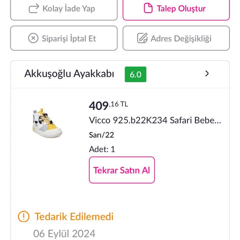 Pazarama Satılan Ürünü İptal Ettiler Ama Haberleri Yok