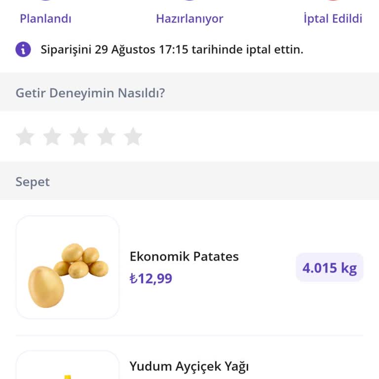 Getir Paramı İade Etmiyor Kimse Yardımcı Olmuyor