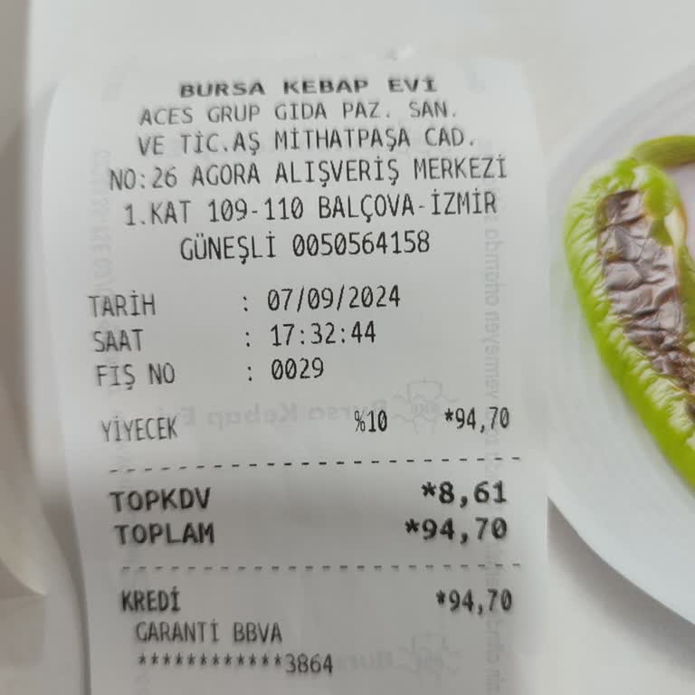 Bursa Kebap Evi'nde Uzun Bekleyiş Ve Sipariş Sorunu