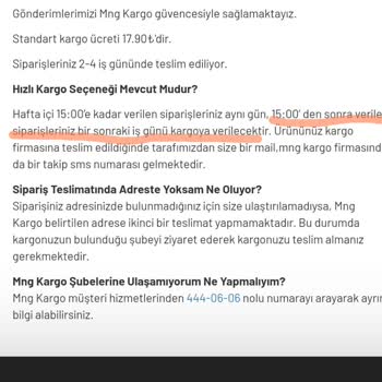 Zincirwear Kargo Gecikmesi Ve Sorumsuzluk