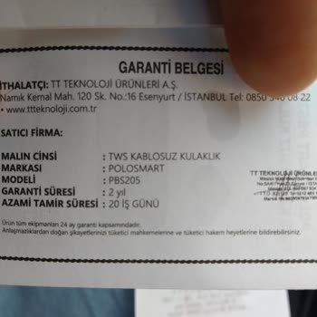 BİM'den Aldığım Kulaklık Sorunu Ve Garanti Hizmetleri Hakkında Şikayet