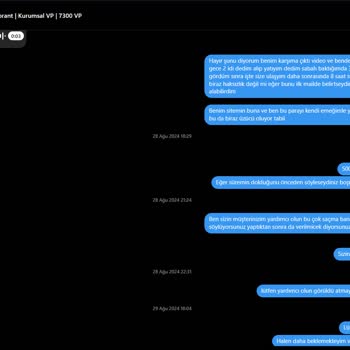 Shopier Hatalı VP Alışverişi Ve Müşteri Hizmetleri Sorunu