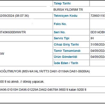 Samsung Buzdolabı Kalitesizliği Ve Samsung'un Sorumsuzluğu