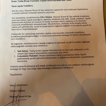 Agoda İade Sorunu
