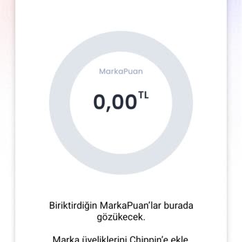 Chippin İlk Üyeliğe Özel 200 TL Marka Puan Kampanyası Hk.