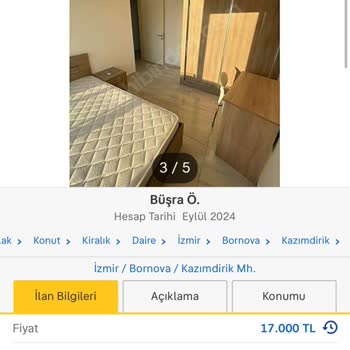 Bornova Sahte Ev İlanı Sahibinden.com