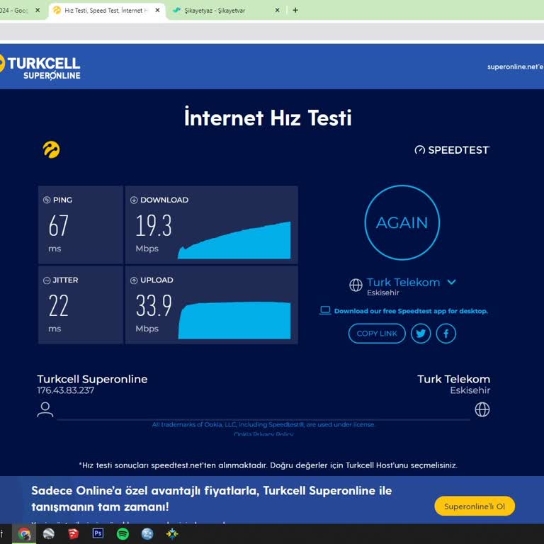 Turkcell Superonline Hız Sorunu Ve Mağduriyet