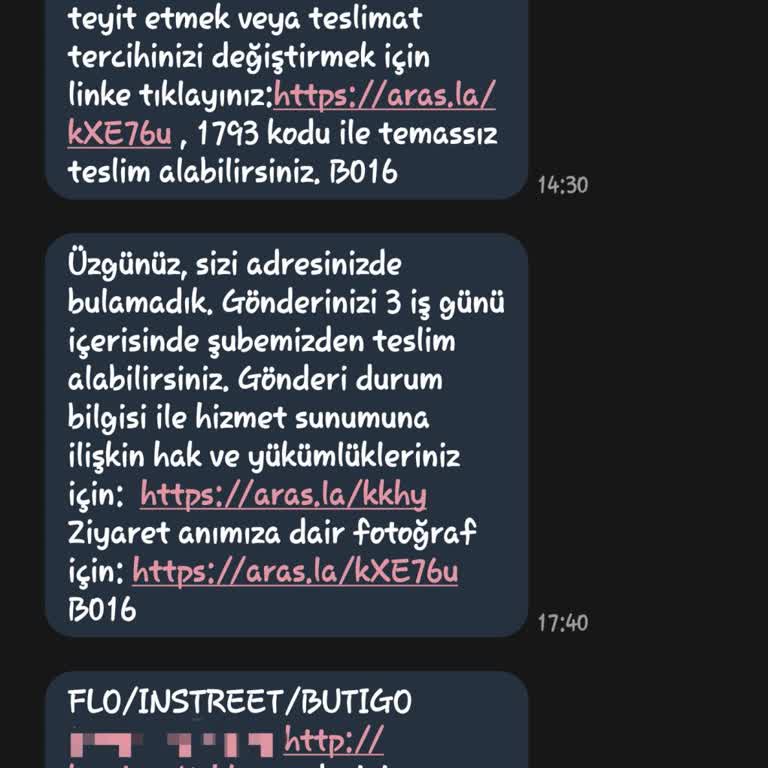 Aras Kargo Kargo Teslim Etmeyen Kargo Firması