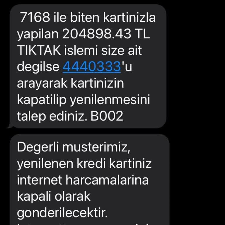 Garanti BBVA Garanti Kredi Kartımdan Haksız 204.000 Para Çekildi İtiraz Ettim!