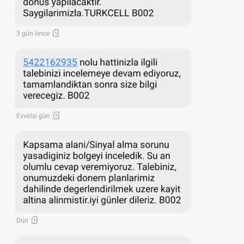 Turkcell'in Şehir Merkezindeki Çekim Sorunu: Müşteri Hizmetleri Yetersizliği