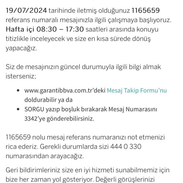 Garanti BBVA Pos Cihazından Yapılan Mükerrer İşlem Hakkında