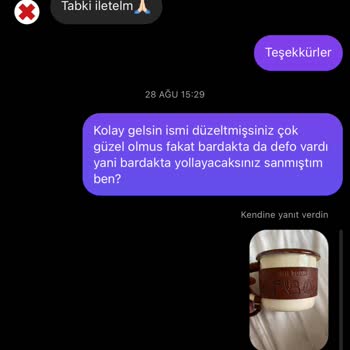 Kolektif Tasarım Defolu Bardak Gönderdi.