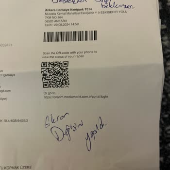 Media Markt'ta Cihaz Tamirinde Yaşanan Sorunlar