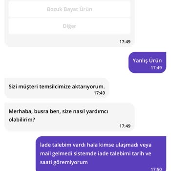Getir İade Sorununu Çözememesi