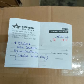 Star Home Mobilya Koltuk Takımı Teslimatı Ve Hasar Problemleri