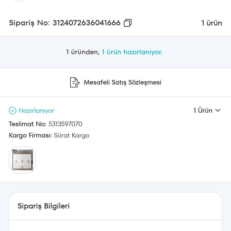 Tiamob Ürünüm 1.5 Aydır Kargoya Verilmedi