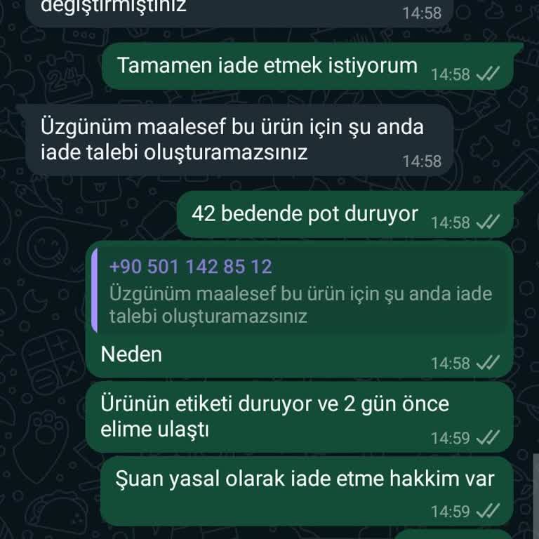 Nazliye İade Talebi Kabul Edilmiyor