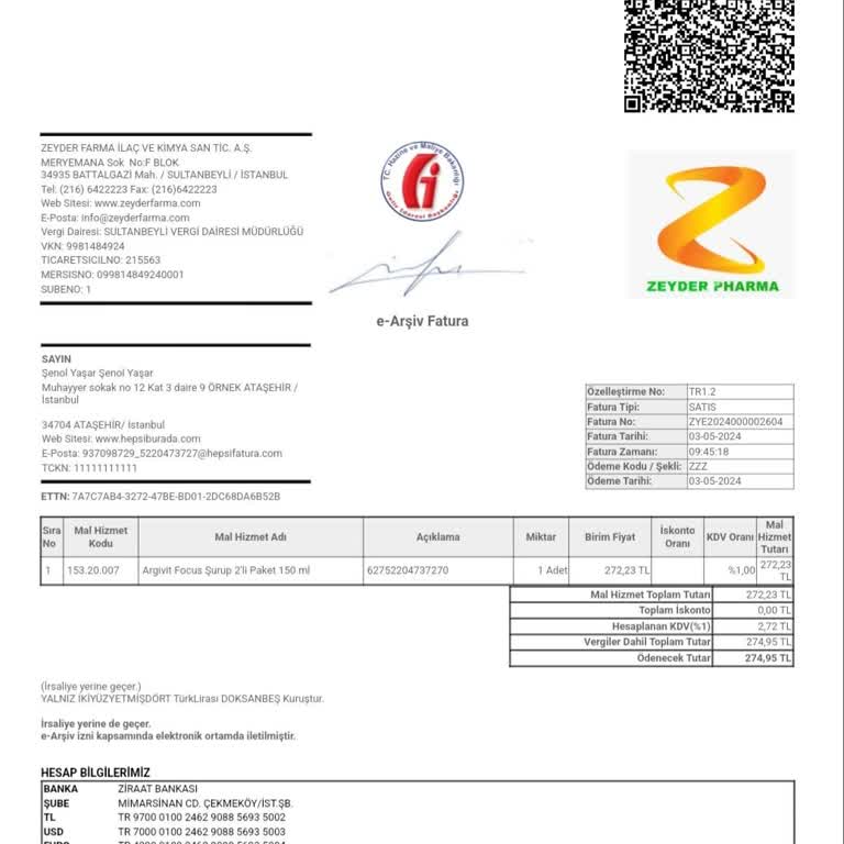 Argivit Hepsiburada'dan Aldığım Vitamin Şurupları Köpürme Ve Dökülme Sorunu Yaşatıyor