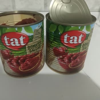 Tat Gıda Teneke Kutu Salçalar Bozuk!