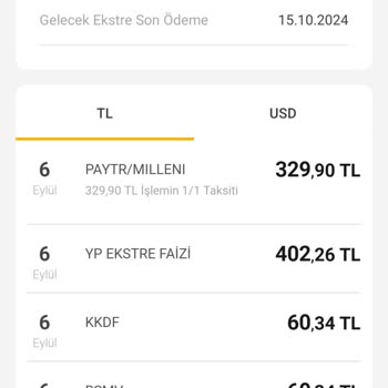 VakıfBank YP Ekstre Faizi