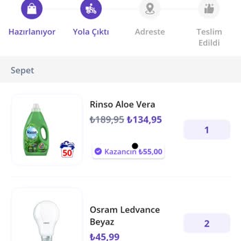 Getir Büyük Siparişinde Gecikme Ve İletişim Sorunu