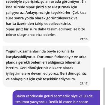 Getir Büyük Siparişinde Gecikme Ve İletişim Sorunu