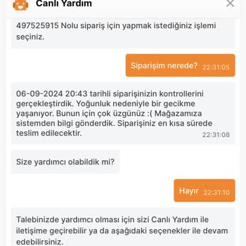 Migros Sanal Market Siparişim Teslim Edilmedi Ve İade Süreci Başlatıldı