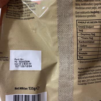 BİM Patito Cipsten Odun Çıktı Boğuluyordum