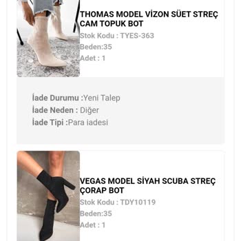 Trendyes Ayakkabı Alışveriş Şikayetim