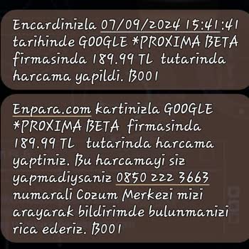 Google Play Paramı Geri Versin