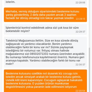 Migroshemen Yanlış Ürün Gönderdi