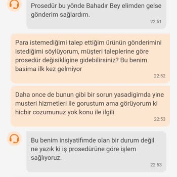 Trendyol Yemek Trendyol Müşteri Hizmetleri İlgisizliği