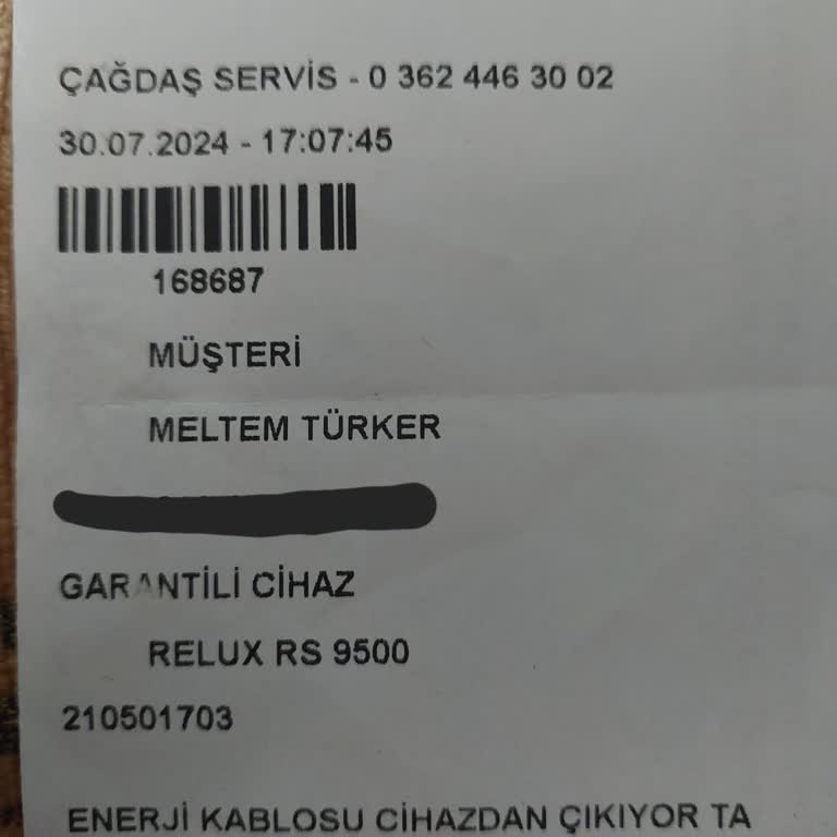 Relux Garantili Ürüne Ücret Talep Ediyor