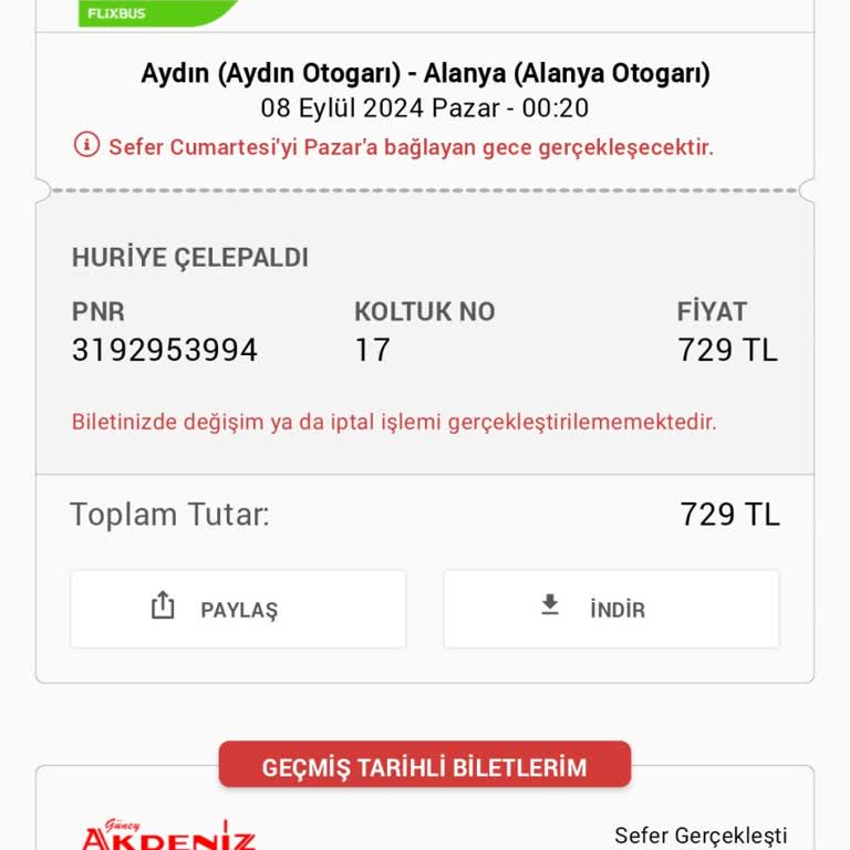 Obilet Mağdur Edildim Haksız Kazanç