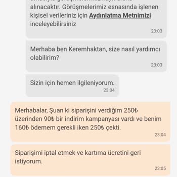 Trendyol Yemek Trendyol Asistan Flaş İndirim Mağduriyeti