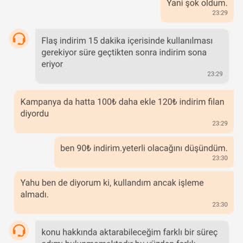 Trendyol Yemek Trendyol Asistan Flaş İndirim Mağduriyeti