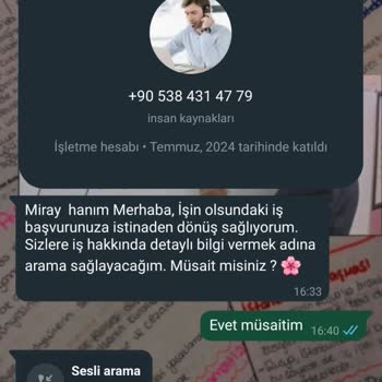 İşin Olsun 0 538 431 47 79