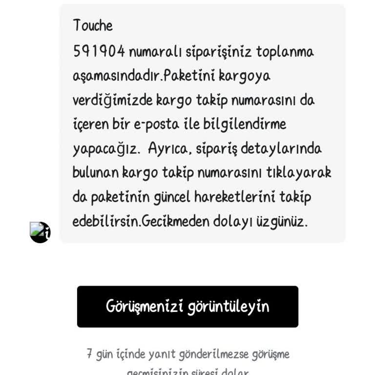 Touché Privé Touche Mağazaları Kargo Göndermiyor.