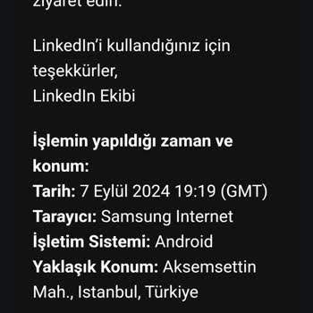 Linkedin Hesabım Habersiz Çalındı