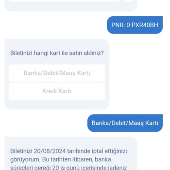 Obilet Para İadem Yapılmadı