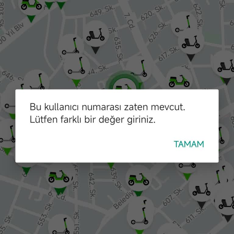 Masterpass "Kullanıcı Numarası Zaten Mevcut" Hatası