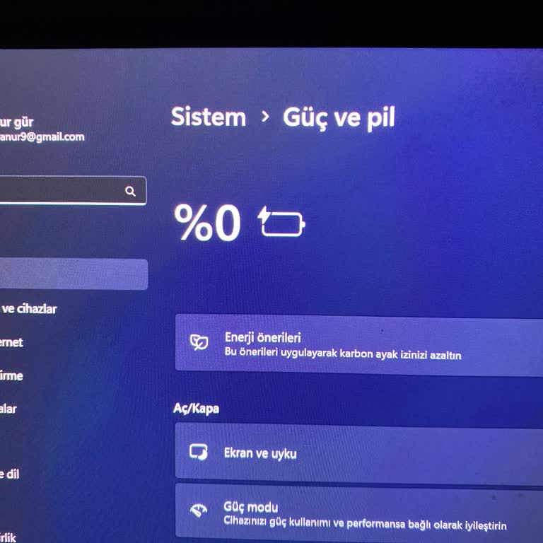 Lenovo Bilgisayar Lenovo Yoga 6 Pil Sorunu