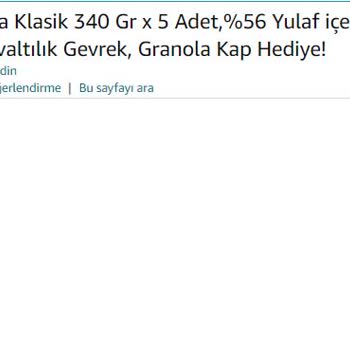 Kellogg's Yanıltıcı Ürün Başlığı Ve Eksik Hediye