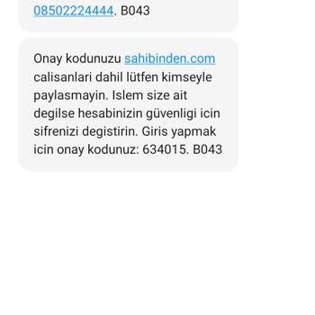 Sahibinden Bilgi Dışında Şifre Değişmesi
