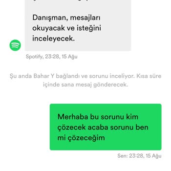 Spotify Ödeme Almama Ve Canlı Destek İlgisizliği