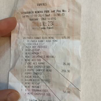 Popeyes Siparişlerinde Sürekli Eksiklik Ve Mağduriyet